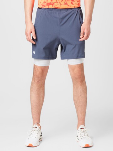 UNDER ARMOUR Regular Sports trousers in Grey: front