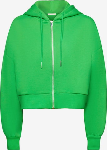 ESPRIT Sweatjacke in Grün: predná strana