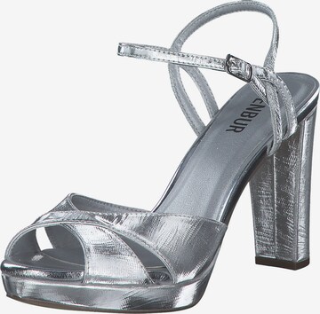 MENBUR Sandale in Silber: Vorderseite