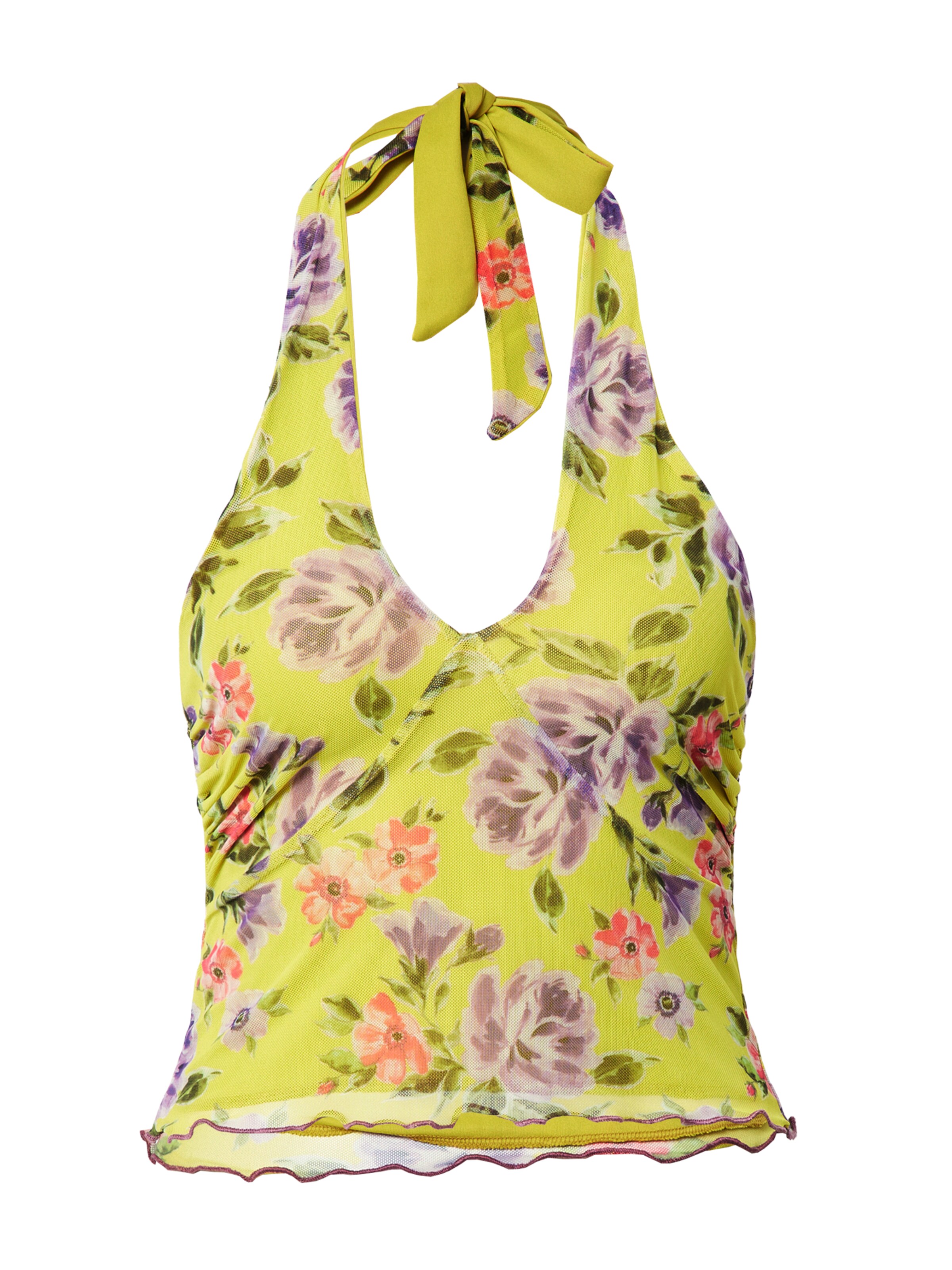 geltona Nasty Gal Palaidinė be rankovių: priekis