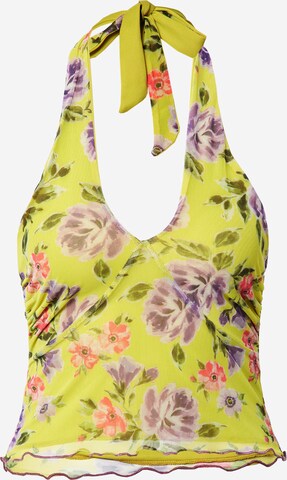 Top di Nasty Gal in giallo: frontale