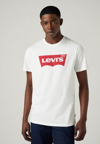 Regular T-Shirt 'Graphic Set-In Neck T-Shirt' LEVI'S ® en blanc : devant