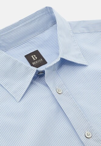 Boggi Milano Regular fit Overhemd 'B Sustainable' in Blauw