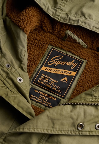 Parka mi-saison Superdry & Co en vert