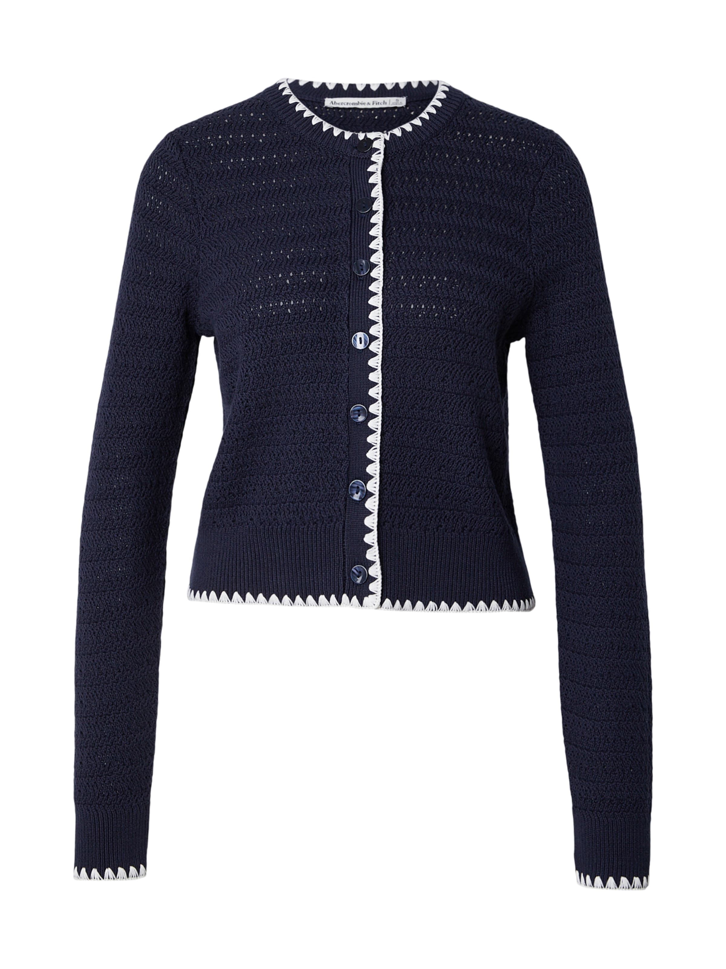 Abercrombie & Fitch Kardigán - kék: elől