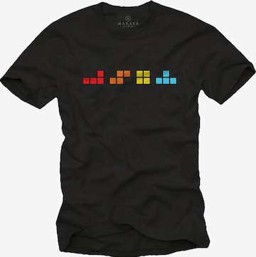 MAKAYA Shirt in Schwarz: Vorderseite