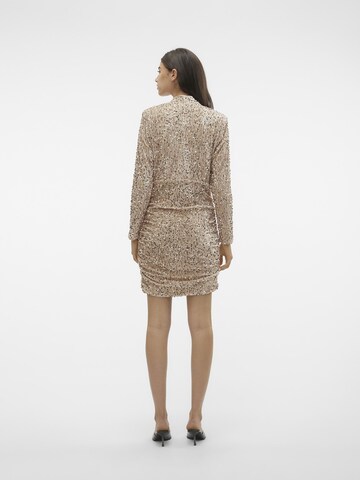 VERO MODA Cocktailjurk in Beige