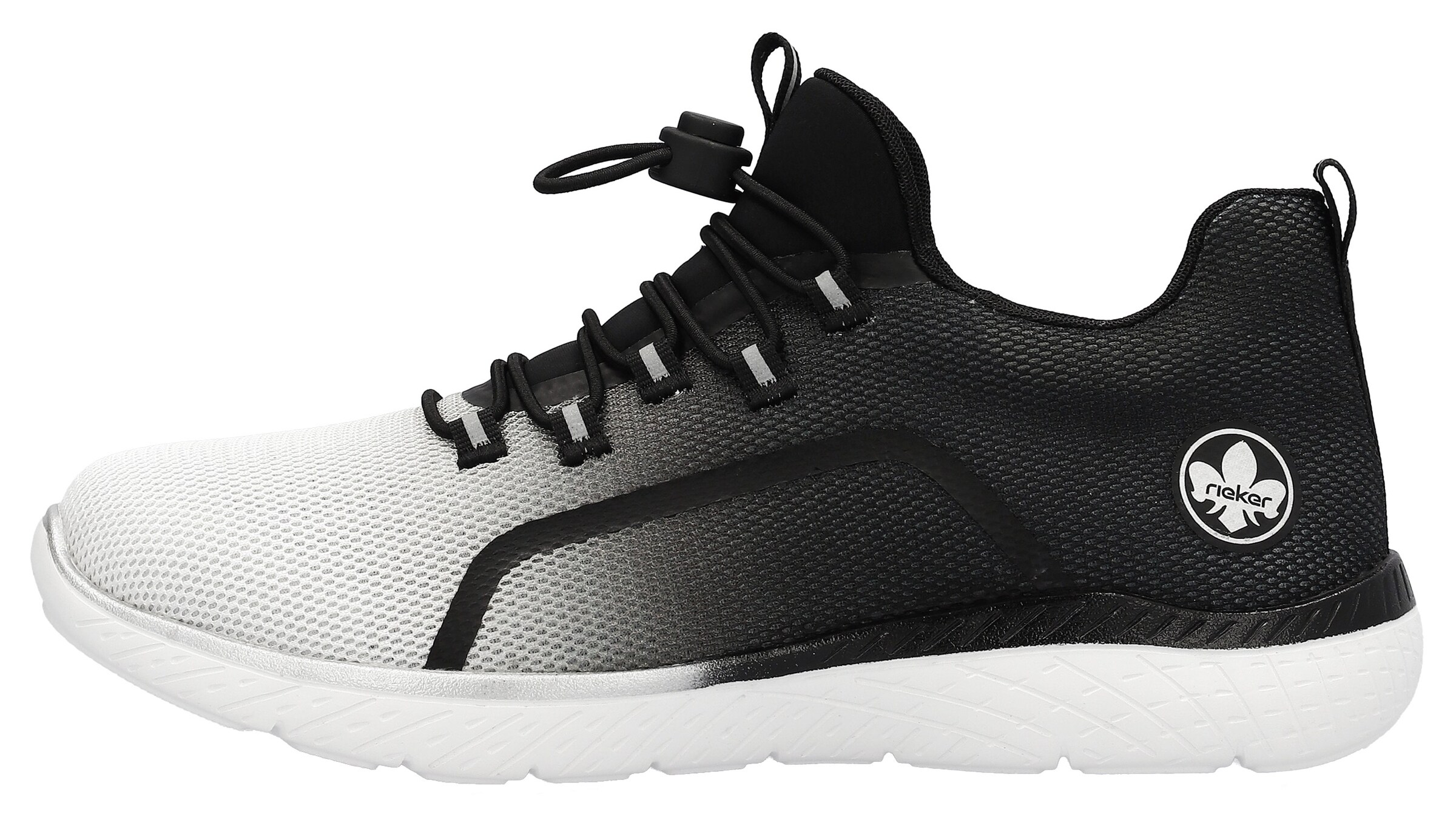 Rieker Slip On in Schwarz