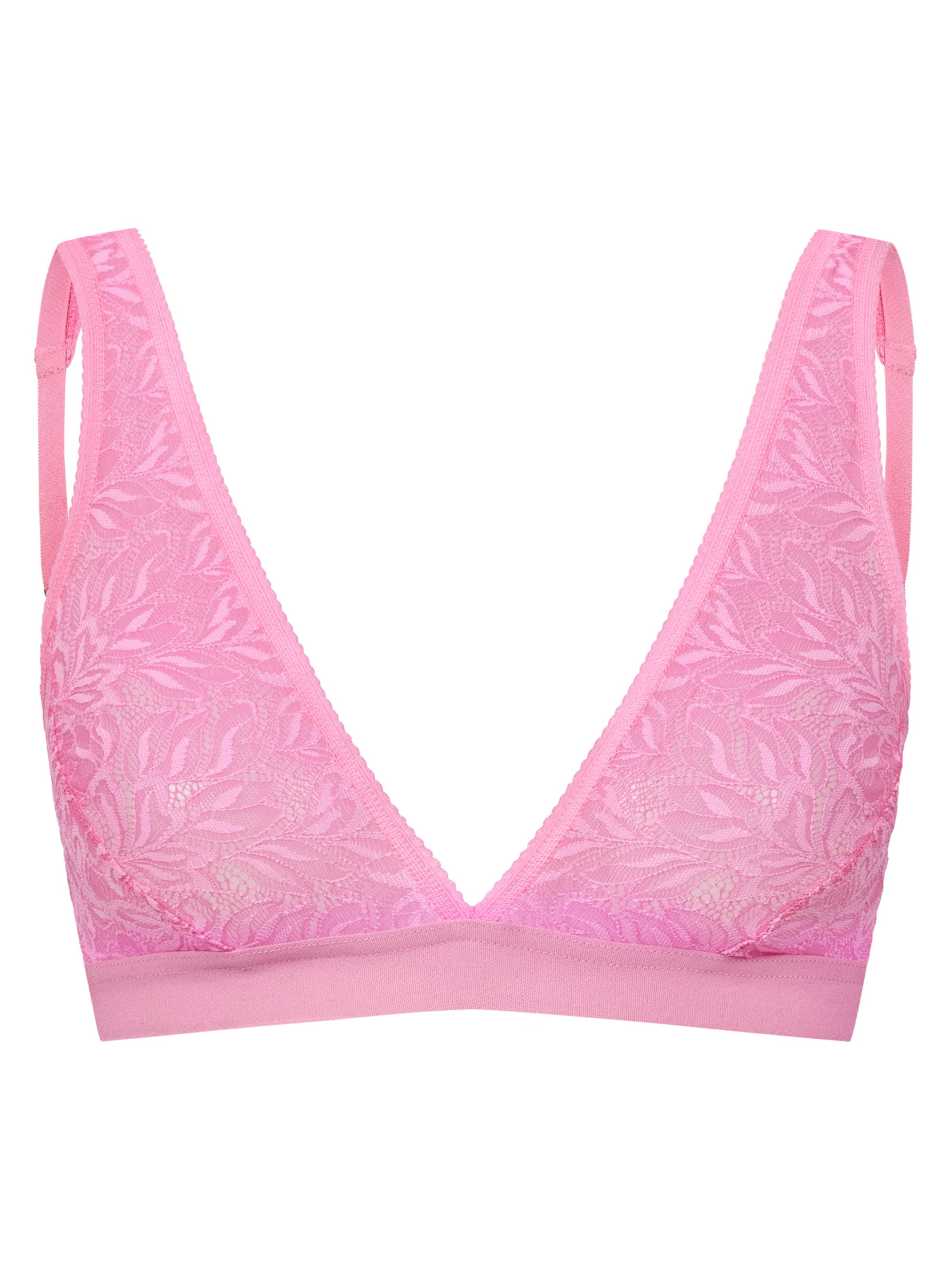 Erlich Textil - Soutien Bustier Soutien em rosa: frente
