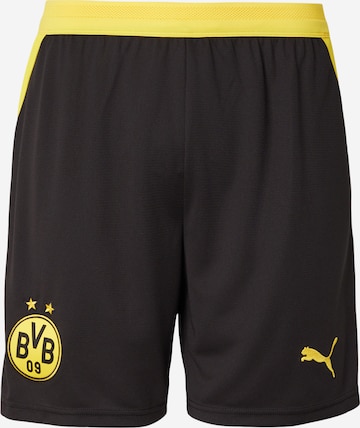 juoda PUMA Standartinis Sportinės kelnės 'BVB': priekis