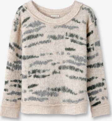 eve in paradise Sweater 'Carolin' in Beige: front