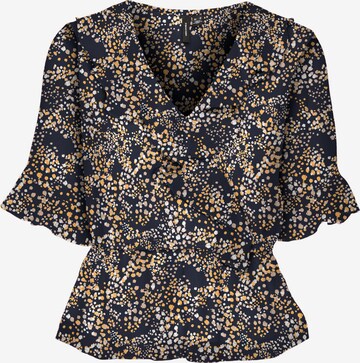 VERO MODA Bluse 'DORA KAYA' i blå: forside