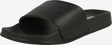 Champion Authentic Athletic Apparel Pantofle 'QUEENS' – černá: přední strana