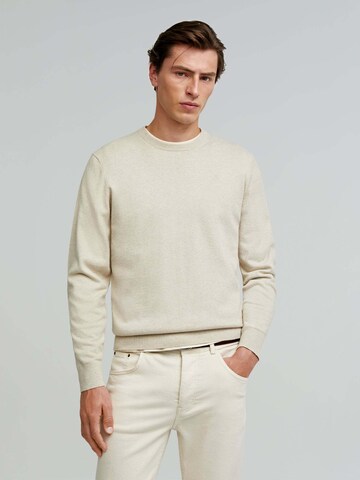 Scalpers Pullover in Beige: Vorderseite