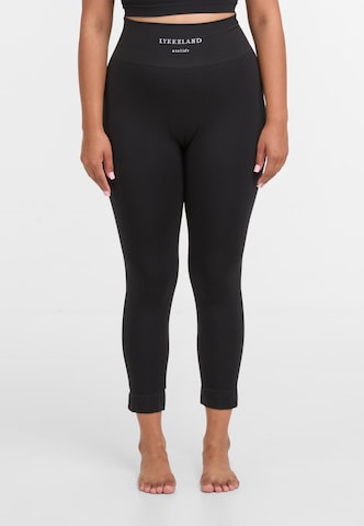 Lykkeland Atelier Skinny Leggings 'Shilo' in Black: front