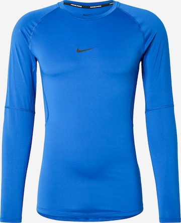 NIKE Функциональная футболка 'Pro' в Синий: спереди