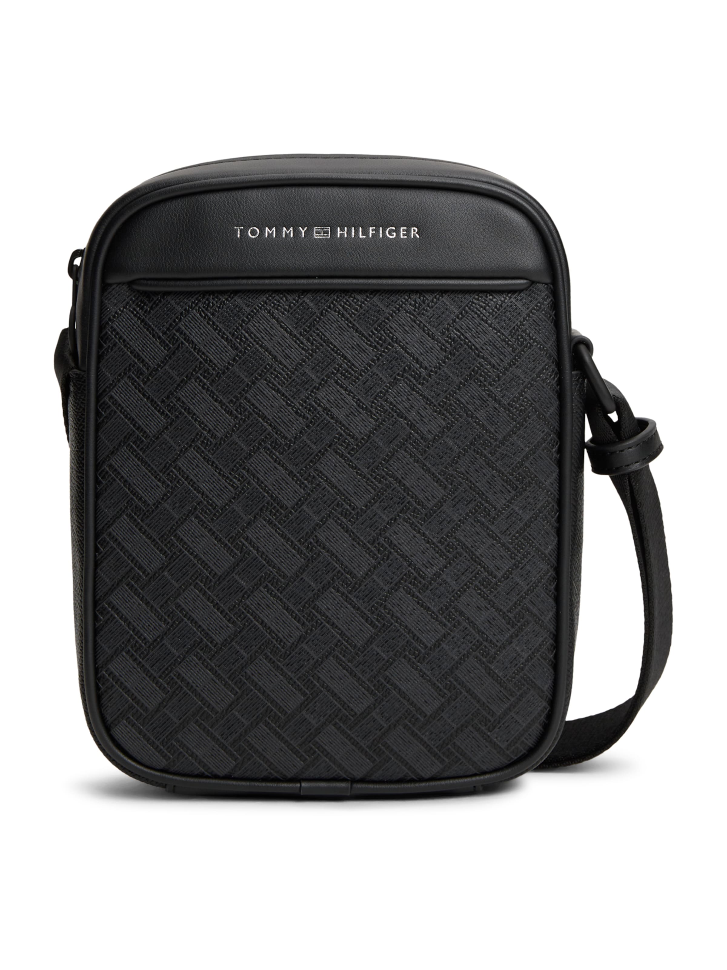 TOMMY HILFIGER Crossbody bag in Black: front