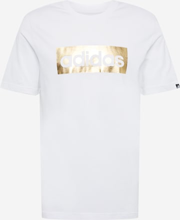 ADIDAS SPORTSWEAR Funkční tričko 'Foil Box Logo' – bílá: přední strana
