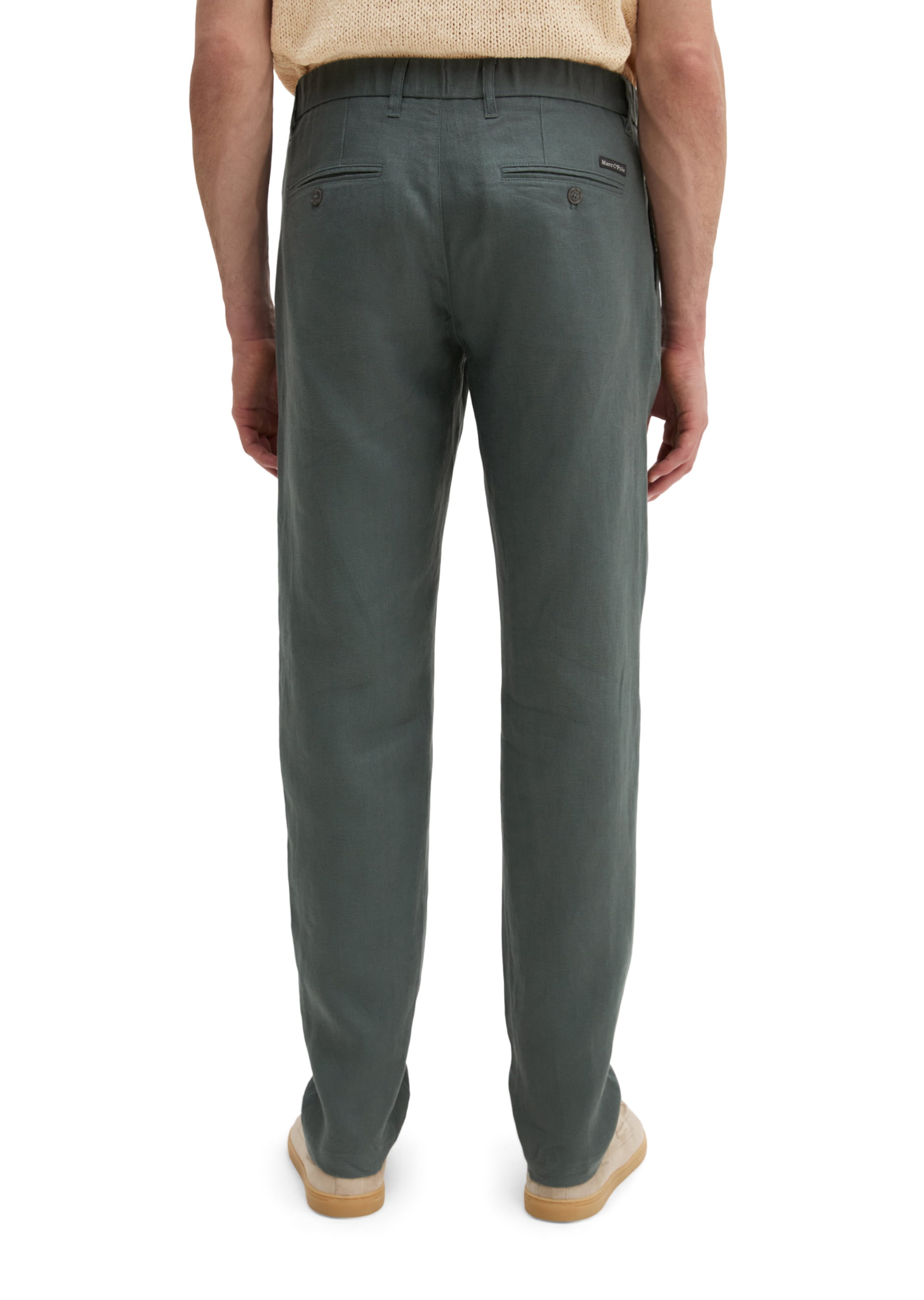 Marc O'Polo Tapered Pleat-front trousers in Grey
