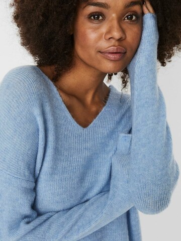 VERO MODA Sweater 'VMLefile' in Blue
