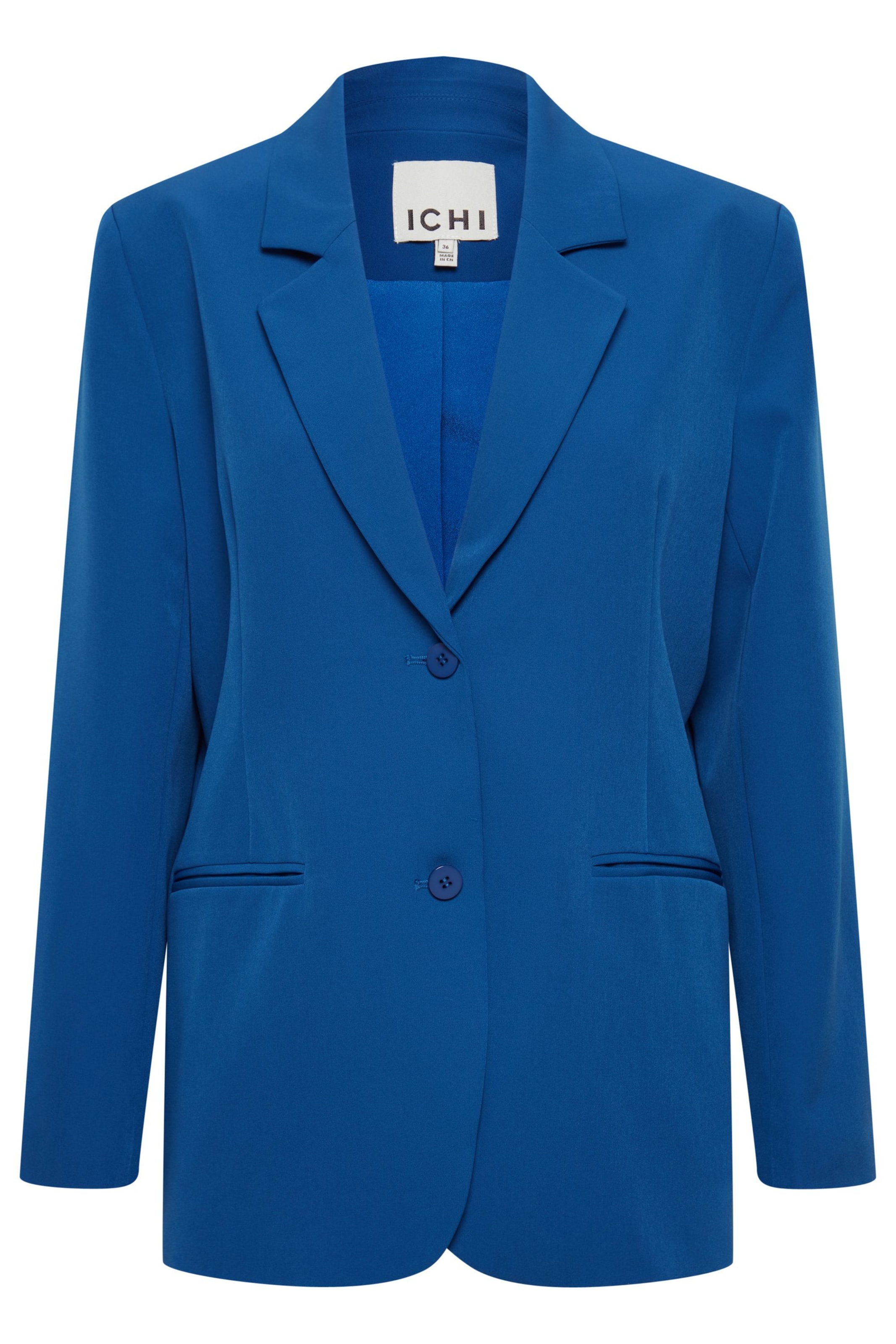 ICHI Blazers 'Lexi' in Blauw: voorkant