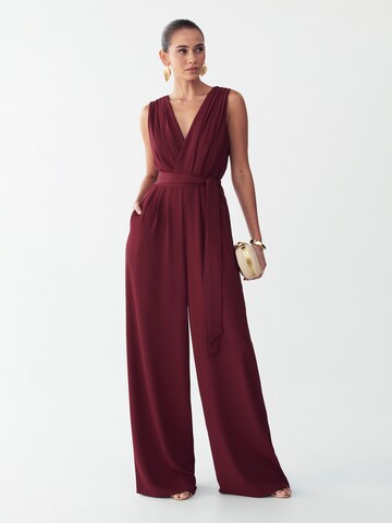 BWLDR - Jumpsuit 'ALINA' en rojo
