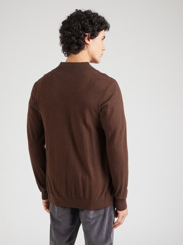INDICODE Strickjacke 'Tinos' in Braun