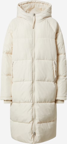 ABOUT YOU x Sharlota Winter Coat 'Vicky' in Beige: front