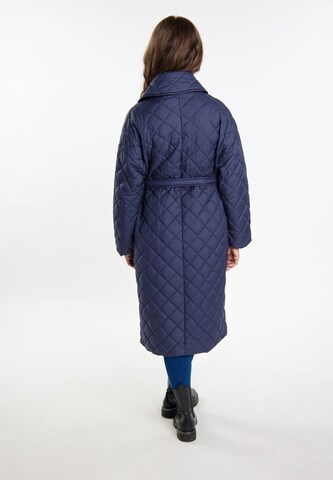 Usha Winter Coat in Blue