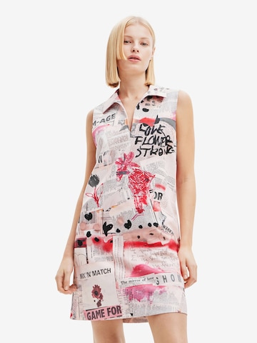 Desigual - Vestido em branco: frente