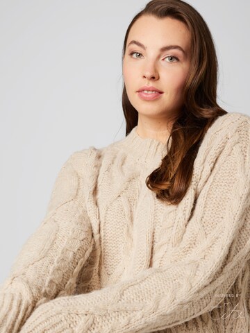 Pullover 'Elena' di Guido Maria Kretschmer Curvy in beige