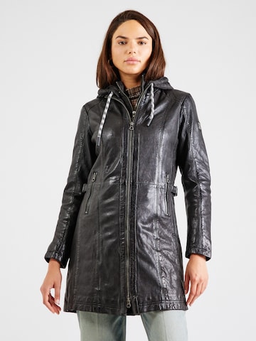 Cappotto di mezza stagione 'Margo' di Gipsy by Mauritius in nero: frontale