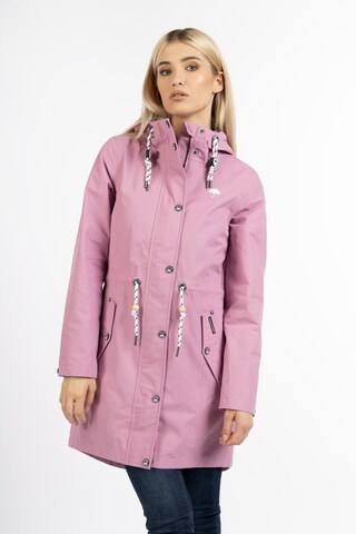 Schmuddelwedda Weatherproof jacket 'Bridgeport' in Pink: front