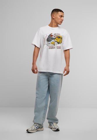 MARKET T-Shirt 'Ski Nyc' in Weiß