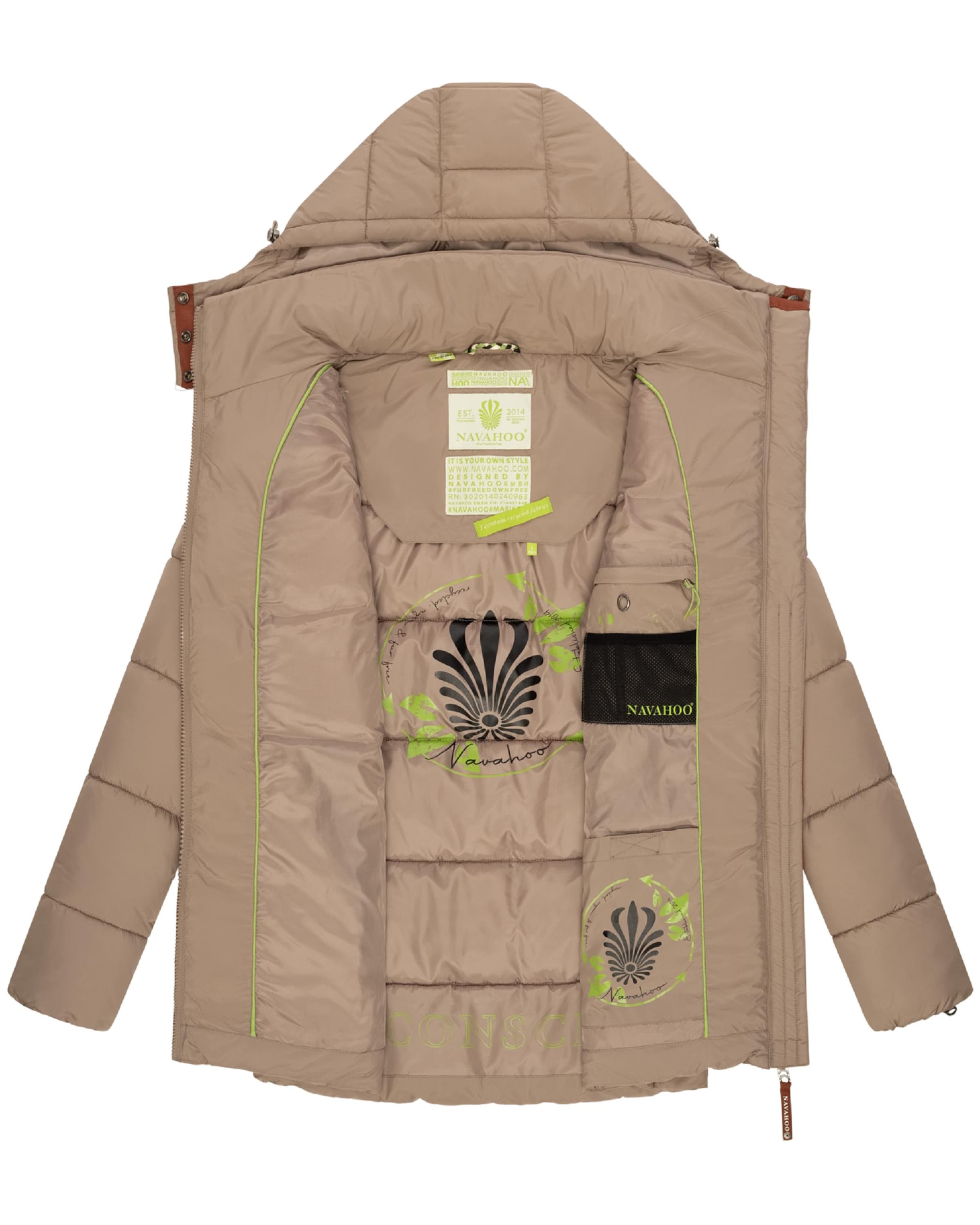 Veste d’hiver 'Wattewölkchen' NAVAHOO en beige