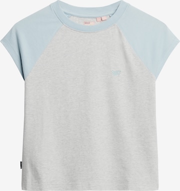 T-shirt 'Essential' Superdry en gris : devant