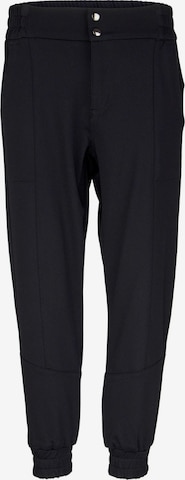 ÆNGELS Workout Pants in Black: front