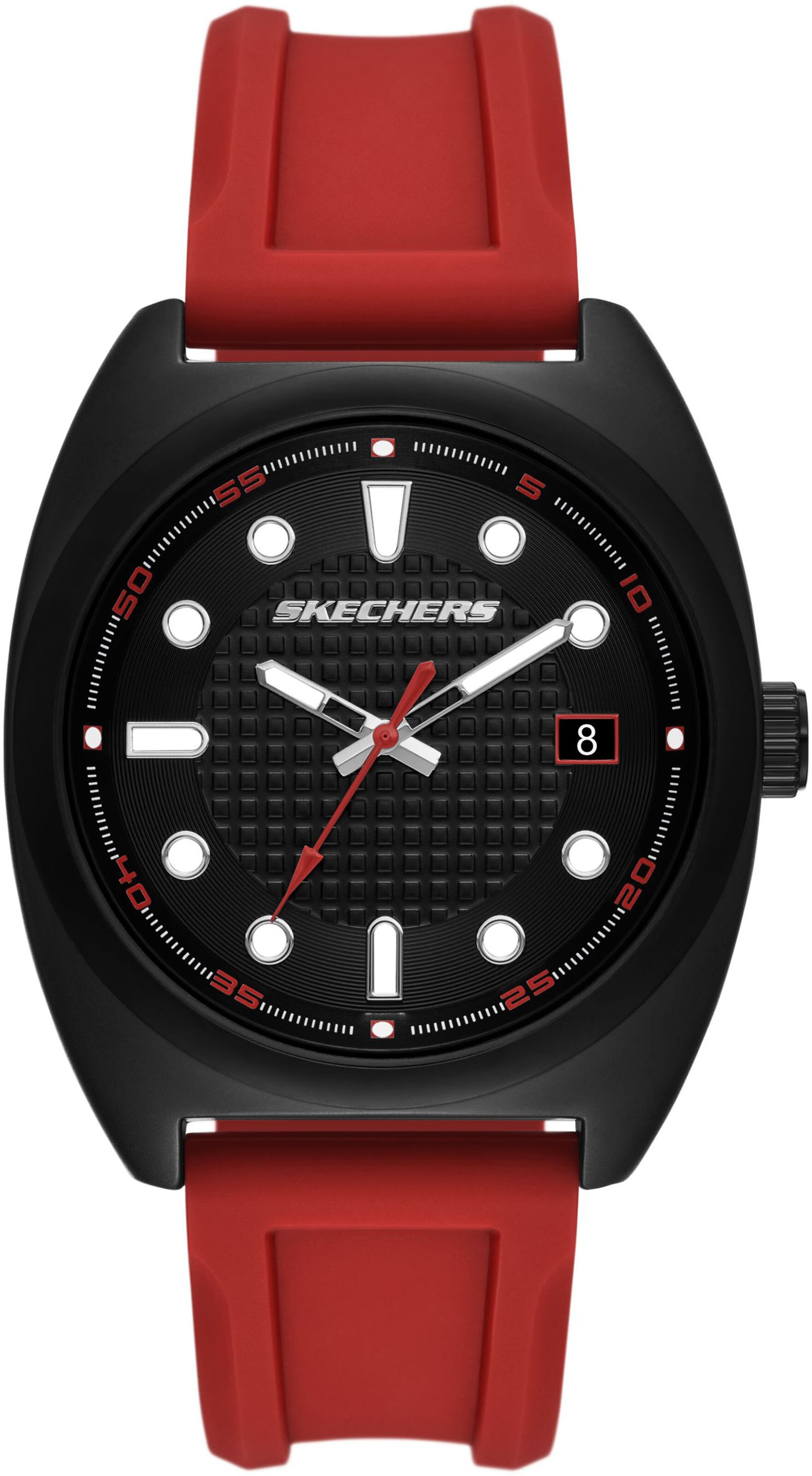 SKECHERS Analog Watch in Red: front