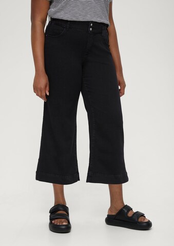 TRIANGLE Wide Leg Jeans in Schwarz