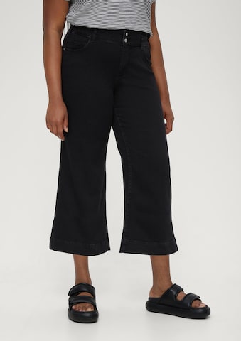 TRIANGLE Wide Leg Jeans in Schwarz