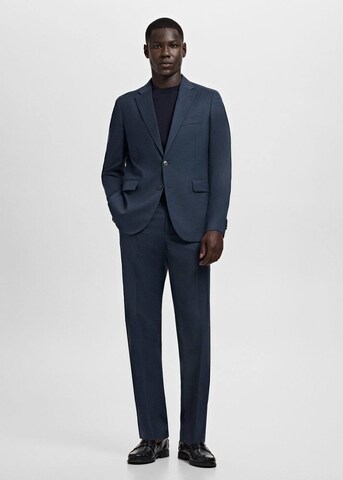 MANGO MAN Regular Fit Sakko 'London' in Blau