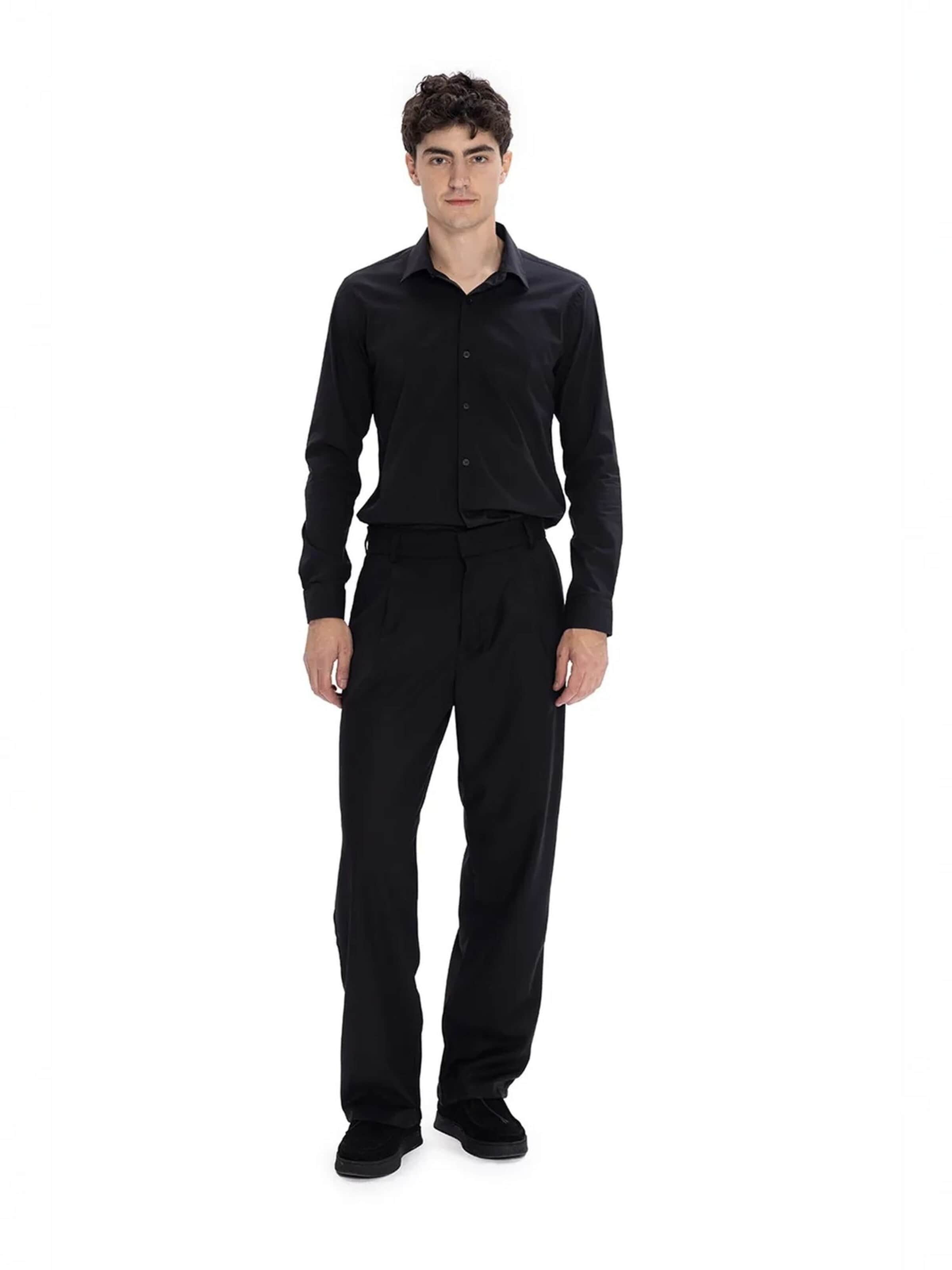 Giesto Slim fit Poslovna srajca | črna barva