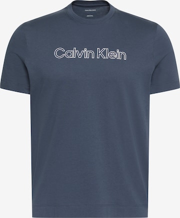 T-Shirt Calvin Klein en bleu : devant