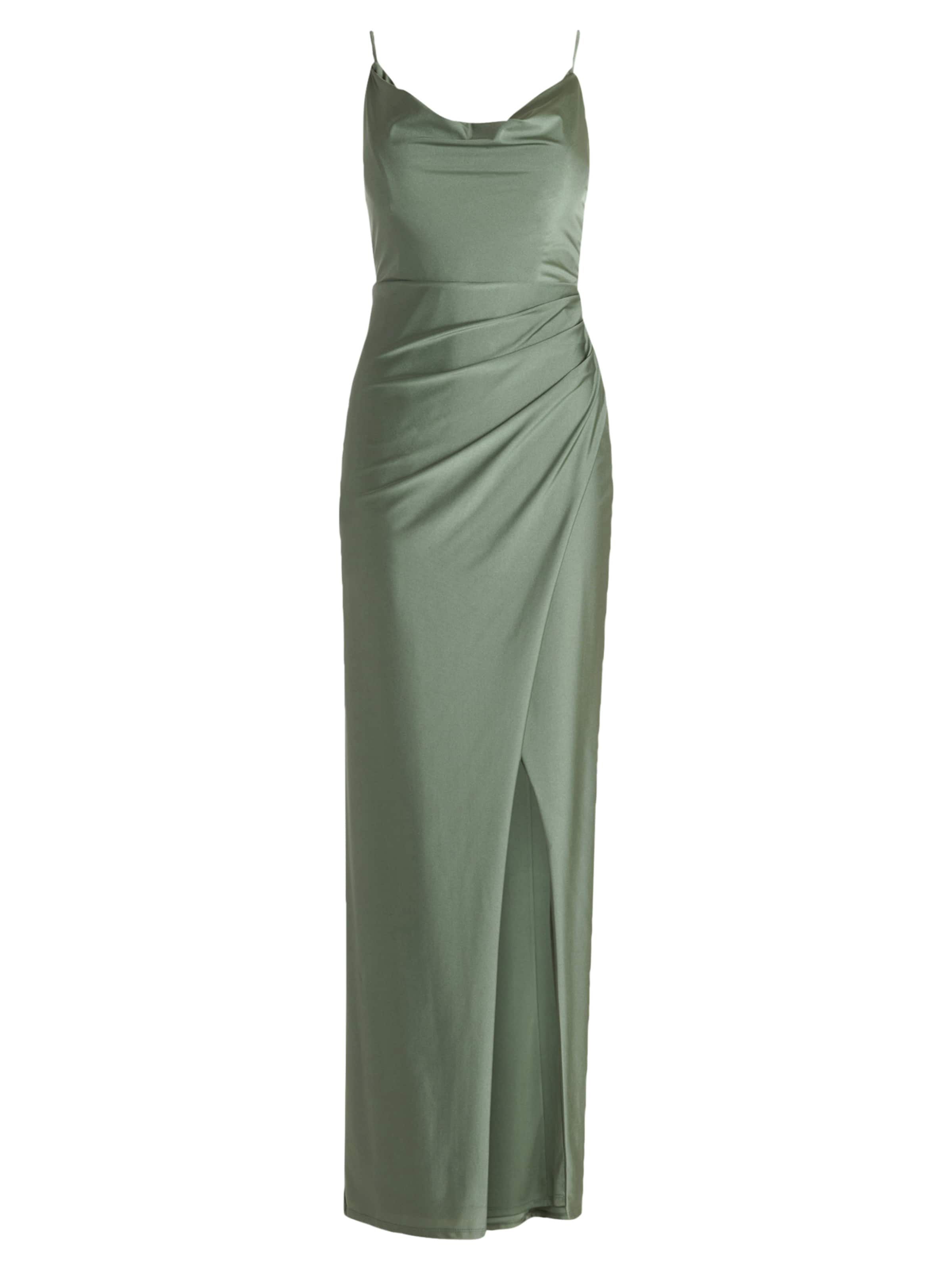 Abito da sera di Vera Mont in verde: frontale