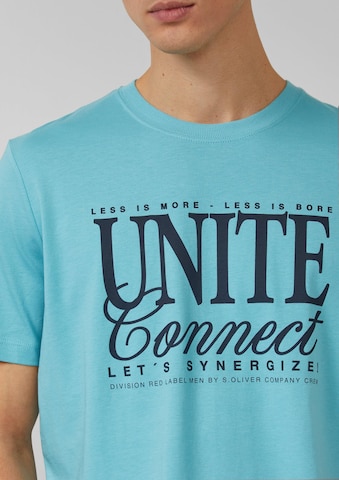 T-Shirt s.Oliver en bleu