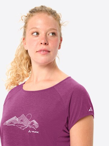 VAUDE Performance shirt 'Tekoa II' in Purple