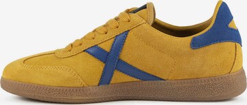 Sneaker bassa 'BARRU' di MUNICH in giallo: frontale