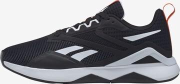 Reebok - Calzado deportivo 'Nanoflex' en negro: frente