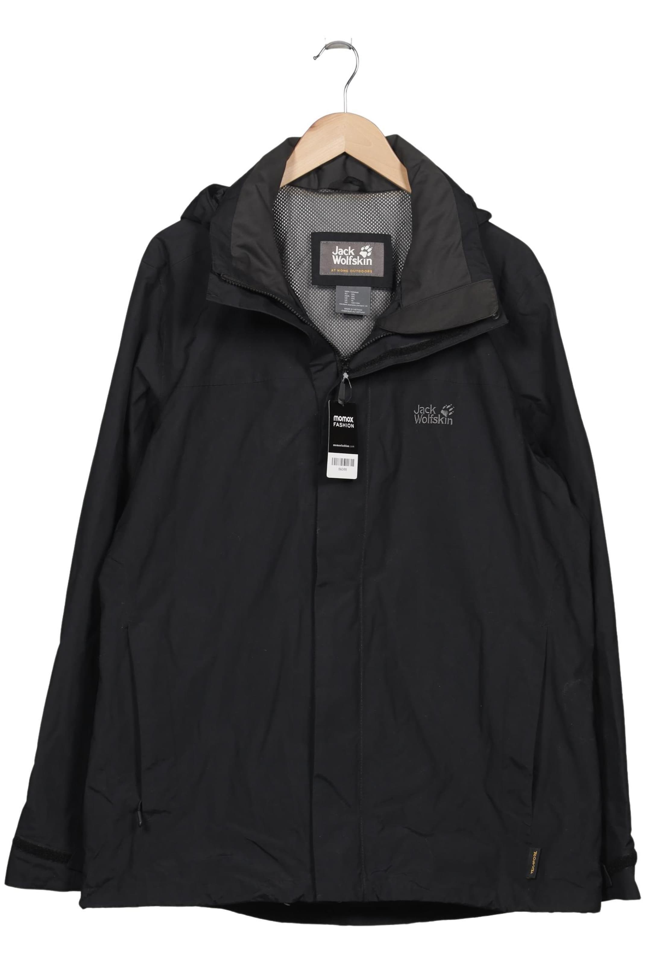 JACK WOLFSKIN Jacke XXL in Schwarz: Vorderseite
