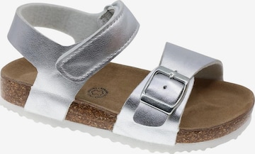 Beppi Sandale in Silber: Vorderseite